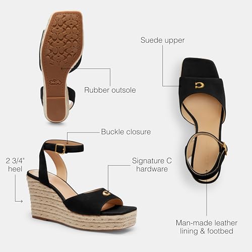 Coach Women's Espadrille Wedge Platform3