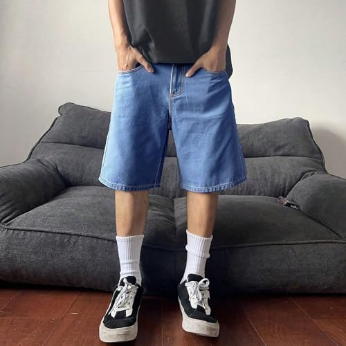 Short de skateboard en jean pour homme à coupe décontractée - 6