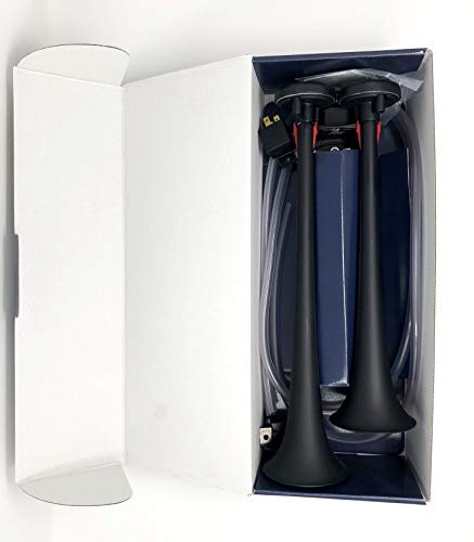 Mega Blast Air Horns For Trucks Cars Suv Train Sound Extremely Loud Black #TOP3