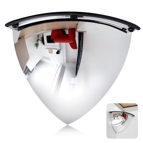 Suzile 1 Pieces 18 Inch Convex Mirror Corner Quarter Dome