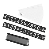 JEWEDECO Preisanzeigewürfel Thekenständer Preisschild Preisanzeigeblock Aus Eisen Für Schmuck Uhren Obst Gemüse Kosmetikprodukte