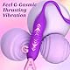 Vibrator Sex Spielzeug für die Frau Parre Extrem Vbration für Frauen Vibratorensets mit Fernbedienung APP, Sex Toys Dildo mit Stoßfunktion Unterwegs, Leise Bohrmaschine Sex Toyset Solo Woman Damen