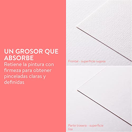 Miniatura 3 de Int!Rend Cuaderno Acuarela A5 300gr - 40x Laminas Para Pintar Con Acuarelas - Incluye 1x Pincel Con Tanque De Agua Y 1x Lápiz - Bloc Acuarela A5