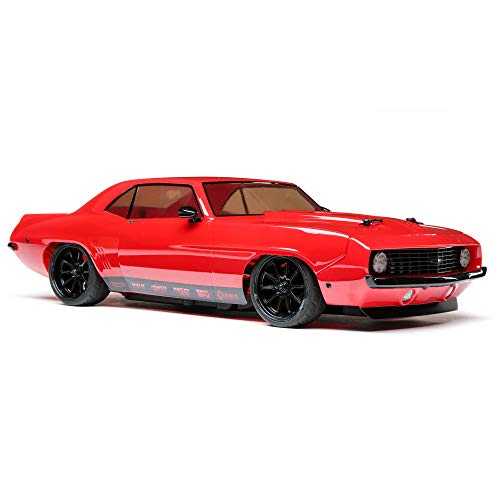 Image of Losi RC Car 1 /10 1969 Chevy Camaro V100 AWD Brushed RTR Battery and Charger Not Included Red LOS03033T1