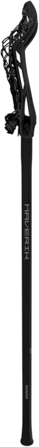 City Sports Maverik Sonar HEX Pocket Pocket Composite Complete Women's Lacrosse Stick – Offensive Attack Stick with Recessed Stringing, Tension Lock & Carbon Shaft for Precision Passing & Shooting