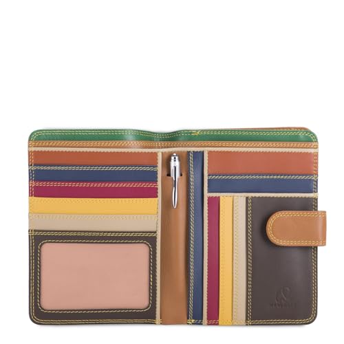 Portefeuille Bosco 229 grand format mywalit multicolore en cuir soigné