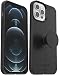 Produktbild OtterBox + Pop-Schutzhülle für iPhone 12 Pro Max (nur in Einzelhandelsverpackung) Schwarz