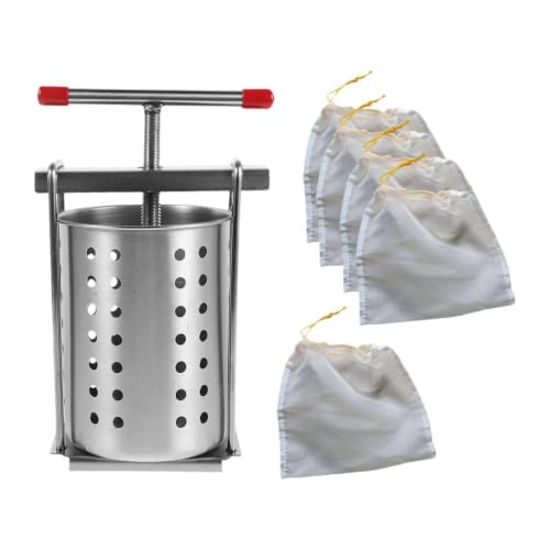 Exprimidor de verduras manual con barril de 1.2L para escurrir rellenos 2
