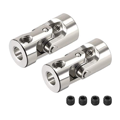 sourcing map 2Stk.drehbare Universal Lenkwellenkupplungskupplung L24XD11 5mm bis 6mm