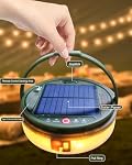 Les lumières du camping, 40Ft Bande de fées, Lampe de tente, Lanterne extérieure & USB Portable rechargeable, Télécommande, 5 Modes d'éclairage, IP44 imperméable