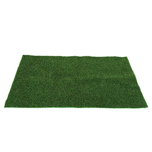 Kunstgras, DIY kunstmatige gesimuleerde tuin gras gazon gras miniatuur landschap decoratie 49x70cm - Afbeelding 3