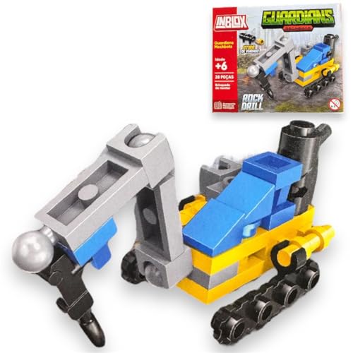 Kit 4 Blocos De Montar 4 Em 1 Juntos Formam Mega Robô 133pçs