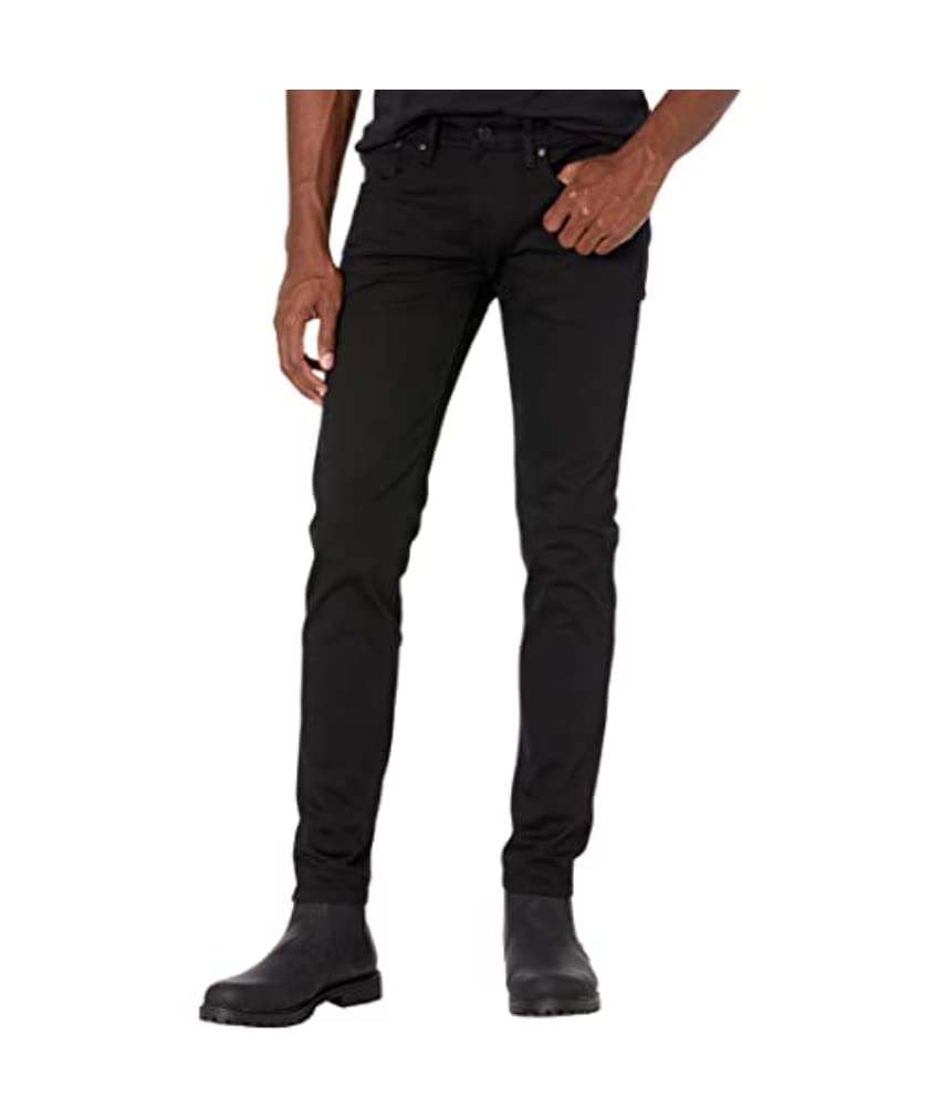 Pepe Jeans Hatch Men's Jeans Slim Fit Mid Rise Denim, Black (Denim-s92), 38W / 34L