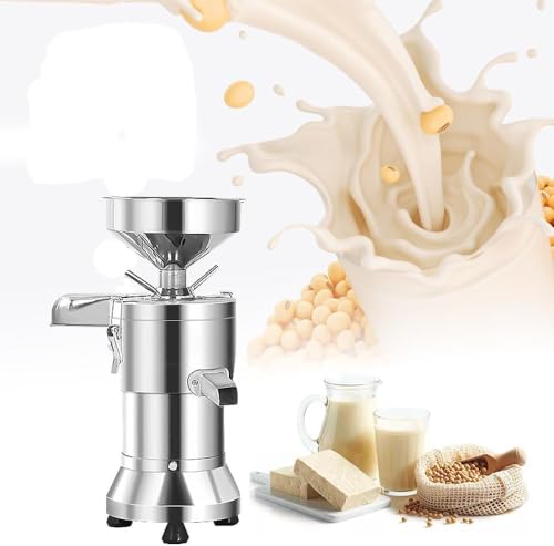 WOTZOV Máquina Profesional para Hacer Leche de Soja de Gran tamaño (25 kg/h), de Acero Inoxidable, para Uso Comercial, Ideal para Leche de Soja, Frijoles Secos y Tofu.