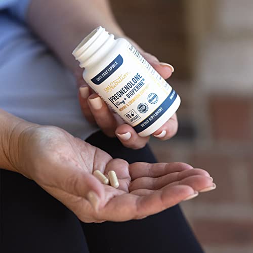 Pregnenolone Supplement 50Mg (90 Capsules, 3 Month Supply) Hormone Balance, Memory, & Cognition Support* - Formulated Gluten-Free, Vegetarian, Non-Gmo, & Titanium Dioxide-Free #TOP7