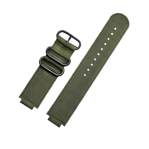 [X] ʌ^ 16mm voh JVI Fit For G-Shock GM110 GM2100 GA900 GBA-800 GBD-800 GA-800 Y ǃiC LoX vXgbv uXbg(Army green blac