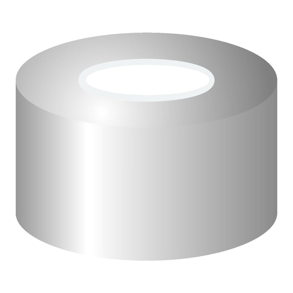 MACHEREY-NAGEL 702879 Crimp Neck Closure, N11, Magnetic, Gold, Hole, Silicone/PTFE, W/R, 1.0 mm Diameter (Pack of 100)