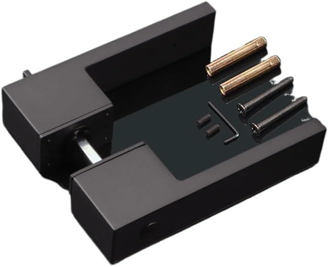 Bedroom Door Lock Hidden Key Door Handle(Brown)