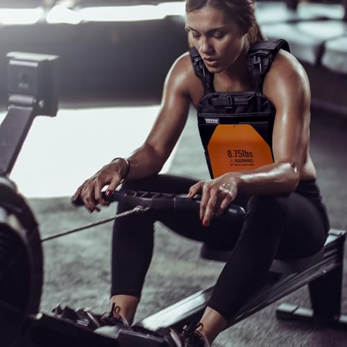 VEVOR Curved Weight Vest Plates, 8.75 LB Pairs, Steel, Orange, Weight Plates, Weight Plate, for Strength Training, Running, Heavy Workouts by VEVOR - Image 8