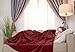 Utopia Bedding Fleece Blanket Throw Size Burgundy 300GSM Luxury Anti-Static Fuzzy Soft Microfiber Blanket for Couch, Sofa and Bed (50x60 Inch)