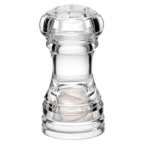 Mimo Style Moedor e Saleiro, Feito em Inteiramente em Acrílico Transparente. Ideal Para Moer Grãos e