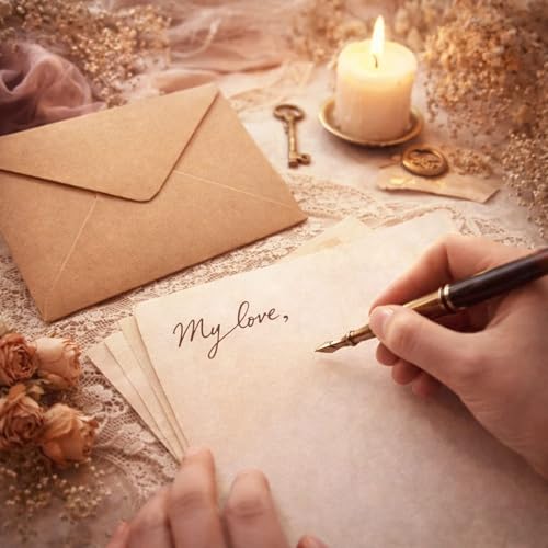 Image of Celebrations Vintage Brown Kraft Paper Envelope For Wedding Invitations, Love Letters & Romantic Messages, Old-Style Envelope for Wedding Cards, Invitations & Letters - Pack Of 15