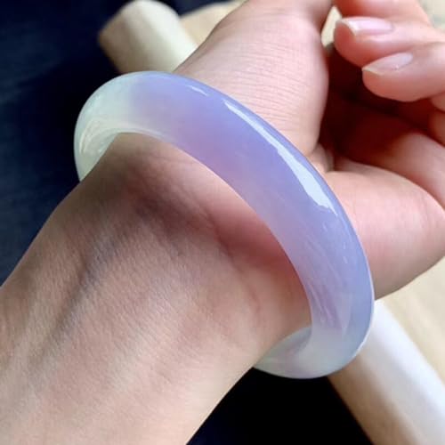 Jadeite Bangle for Women, Purple Jadeite Bracelet Light, Beautiful Gift for Sister on Christmas2