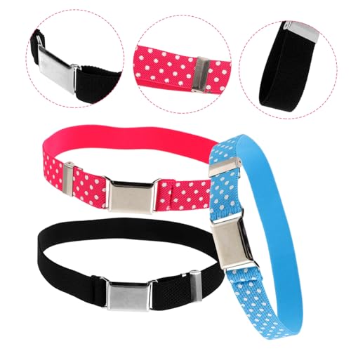 3pcs Elastic Waist Belts for Boys Stretchy Belts for Pants Dresses Everyday Wear4
