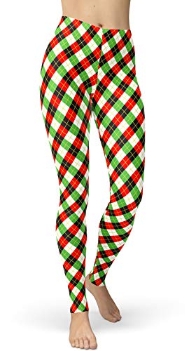 Image of sissycos Women's 80s Leggings Neon Artistic Splash Printed Buttery Soft Stretchy Pants