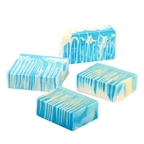 Handmade Soap Making Set-4 Adjustable Wooden Loaf Cutter Box 2 Pieces Stainless Steel Blades And Rectangle Silicone Mold #TOP4