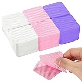 900 Pezzi Quadrati Salviette per Unghie Smalto Tampone, Cellulosa in Cotone, Non Peluchevole Unghie Gel Smalto Solvente Salviette, Nail Art Wipes per Smalto Unghie