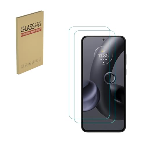 Protector de pantalla para Motorola Edge 30 Neo/Edge 30 Lite/Moto Edge 30 Neo/Lite Película protectora de vidrio templado Amigable con el estuche Fácil instalación Libre de burbujas (2 piezas)