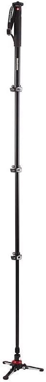 Manfrotto Xpro 4 Section Aluminum Video Monopod, Black (MVMXPROA4US)