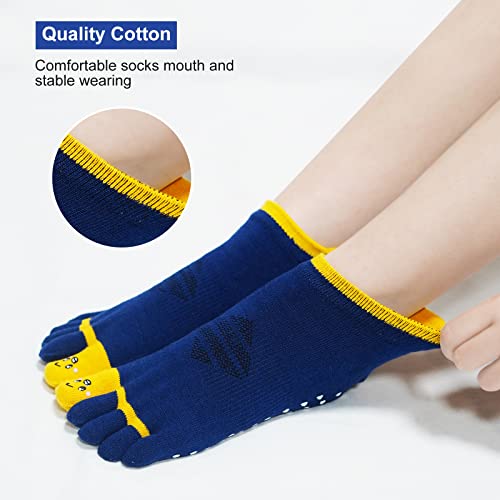 Artfasion 3 Pairs Pilates Socks With Grips For Women, Yoga Socks Non Slip Toe Socks For Ballet Barre Home Hospital #TOP2