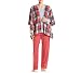 Karen Neuburger Women's Long Sleeve Minky Fleece 3pc Poncho Set
