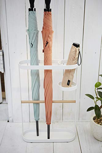 YAMAZAKI home Tosca Umbrella Stand, White - Thumbnail 7