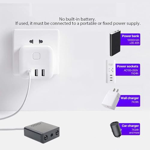 Wi-Fi Camera 1080P HD Smart Home Cameras Mini Cameras Cam with Motion Sensor Night Vision App Control Cellphone Control No Battery No Need Wi-Fi - Image 4