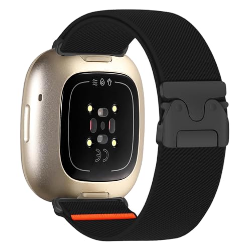 SUGARJAR �i�C�����o���h Fitbit Versa 3/Fitbit Versa 4/Fitbit Sense/Sense 2�ɑΉ� ���߉\�ȃX�|�[�c�����p�X�g���b�v ���f�B�[�X �����Y