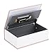Pilipane Unseen Metal Lock Box, Innovate Simulation Book Safe Box Money Jewelry Collection Storage Case, Small Sized Diversion Book Safe Storage Box (Rose)