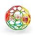 Bright Starts Oball Rollin' Rainstick Rattle Easy-Grasp Toy, Ages 3 Months +