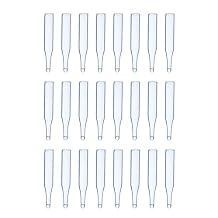 MUHWA 100pcs/PK ملحق زجاجي، ملحق صغير مقاس 5x31 مم مع قاع مخروطي لقوارير سعة 2 مل، 150 ميكرولتر