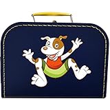 Pappkoffer, stabile Pappe, Verschluss und Griff aus Metall, Hochwertiger UV-Druck, Geburtstag