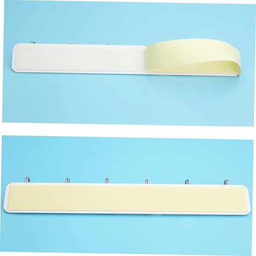 Miniatura 5 de Colgador de llaves autoadhesivo para pared, gancho de fila reversible, 6 ganchos, estante de almacenamiento, color aleatorio