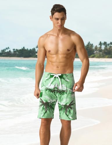 Mens Bathing Suits Quick Dry Lightweight Beach Shorts with Mesh Lining4