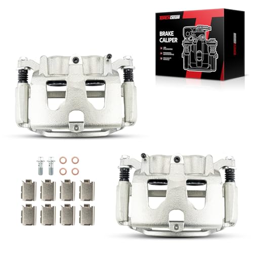 Image of Torchbeam Rear Brake Calipers Set for Ford 2013-2022 F-250 Super Duty, Ford 2013-2022 F-350 Super Duty, Rear Left and Rear Right Calipers Replace # 18B5472+18B5473