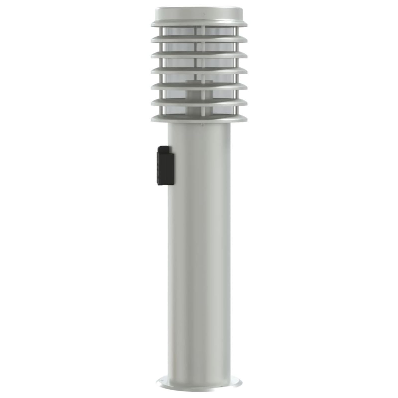 LAPOOH Lampada da Terra per Esterni con Presa Argento 60 cm in Acciaio,Lampade da Terra,Lampada da Terra Moderna,Lampade da Terra per Soggiorno-4006373