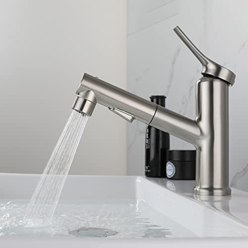 Robinet de salle de bain extractible MOCHAMIK résistant pour un nettoyage facile