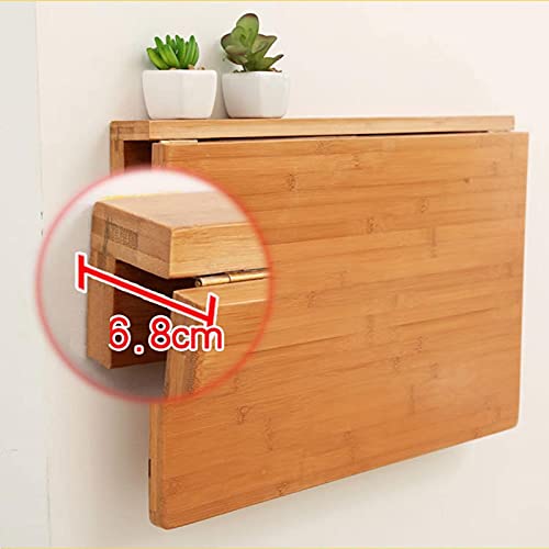 Table murale en bois étable rabattable gain de place bureau - 6
