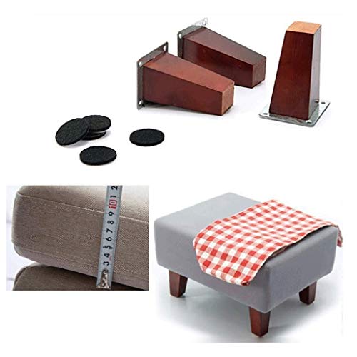 Sofá Taburete Banco con Esponja de Alta Elasticidad y Asiento Acolchado Confortable 4