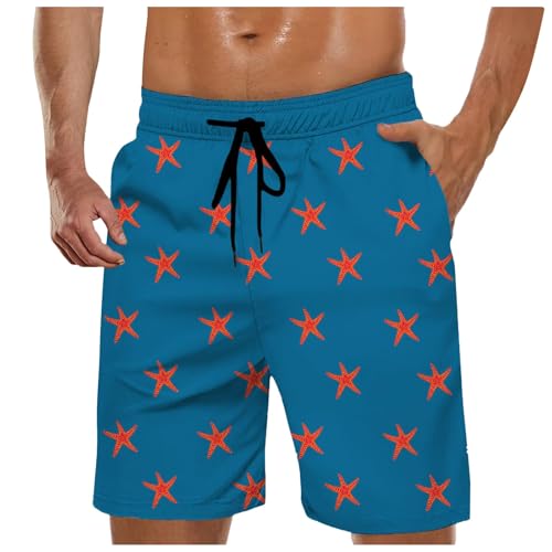 Gsheocm Pantalones cortos de baño de moda para hombre, pantalones cortos de playa, pantalones cortos de playa, pantalones cortos de tabla de secado rápido para verano, pantalones cortos de playa,